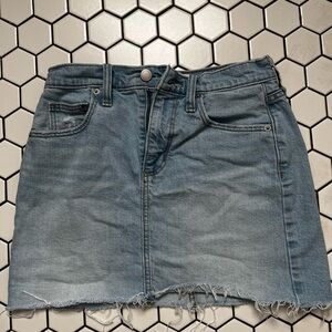 universal threads jean skirt size 0